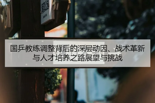 国乒教练调整背后的深层动因、战术革新与人才培养之路展望与挑战